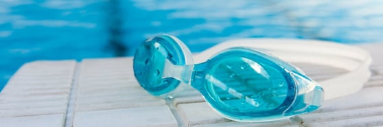 Pool swim goggles water